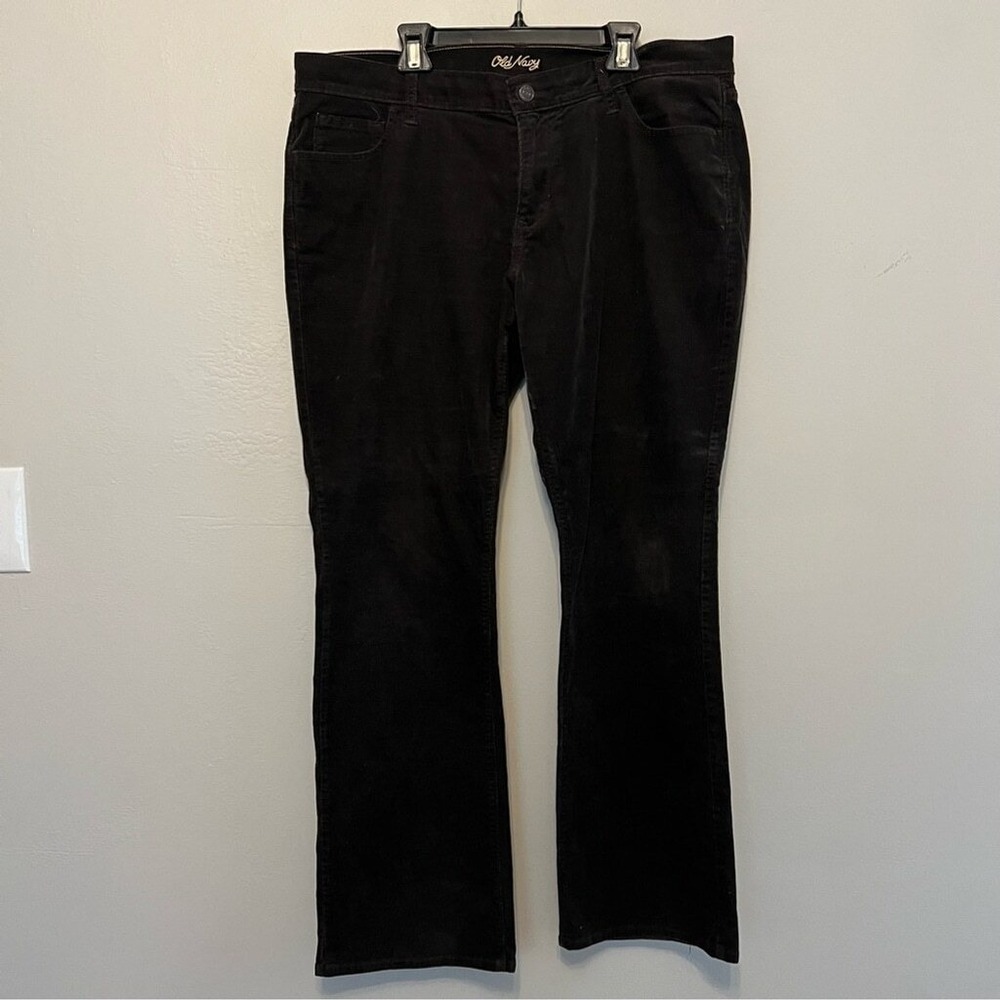 Old‎ Navy Women's Cho Brown Corduroy Bootcut Pants Size 14 Western Retro